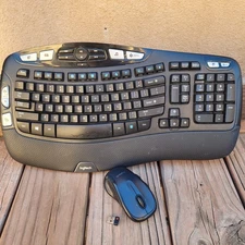 Logitech MK550 Comfort Wave Wireless Keyboard & Mouse Combo With Dongle Tested