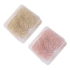 100Pcs Heart Shaped Paper Clips Iron Decorative Paperclips Set