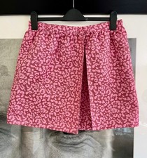 New Cavalli Class Vintage stunning pink wrap mini skirt leopard pattern. IT44/XL