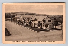 Somerset PA-Pennsylvania, Roof Garden Motel Vintage Postcard