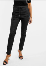 Pantalones Bevy Flog Shely negros tobillo cónico para mujer 26