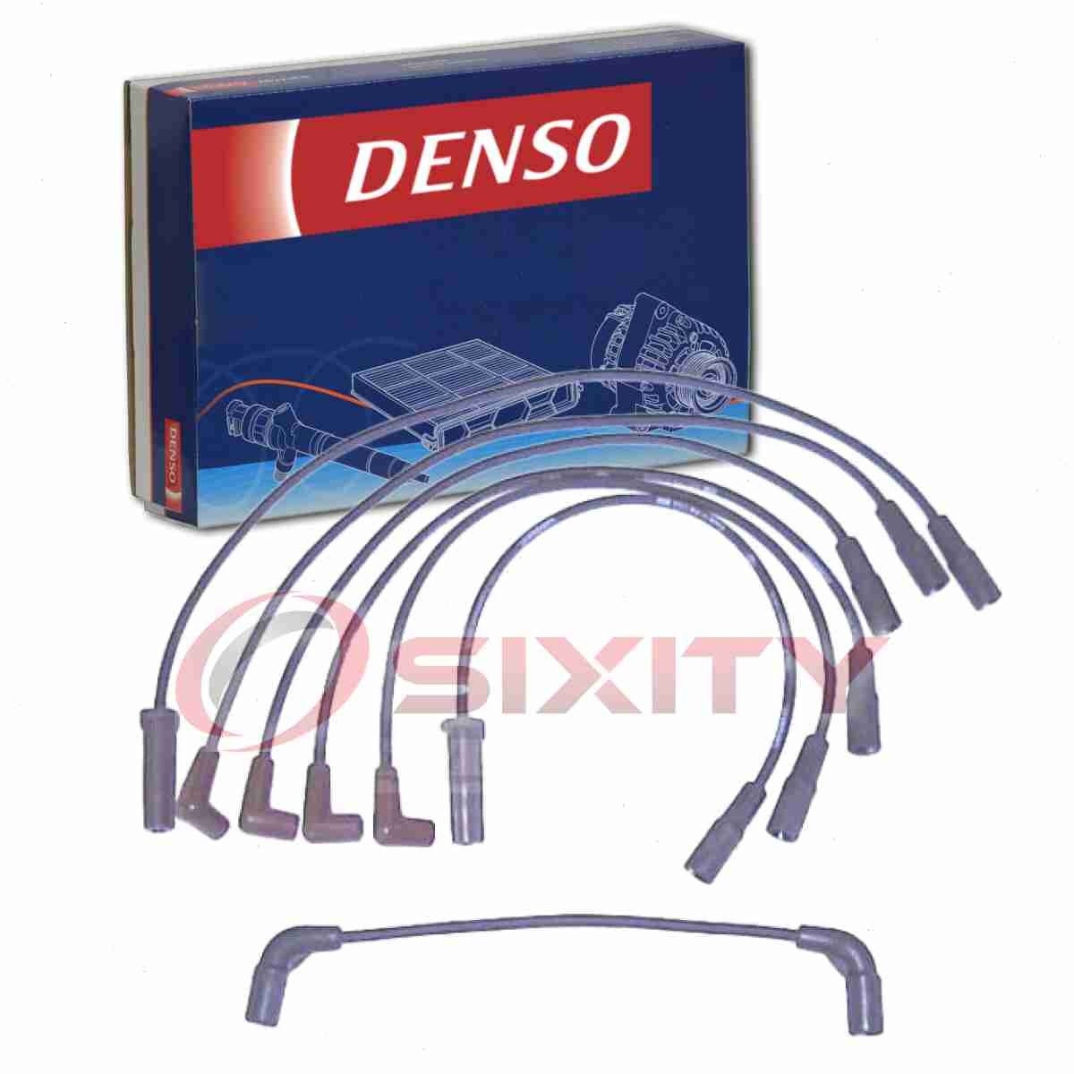 Denso Spark Plug Wire Set for 2003-2005 Chevrolet Express 2500 4.3L V6 tu