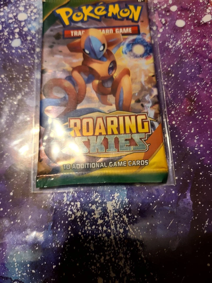 VÍDEO* PACOTE MANGA*Pokemon TCG XY Roaring Skies Booster Pack - 10 cartas (2015) - Imagem 2 de 4