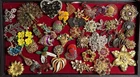 Lot Of Vintage Rhinestone Costume Jewelry  Brooches Signed And Unsigned