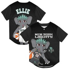 Preschool Outerstuff Black New York Liberty Mascot Friend Mesh Fashion Jersey