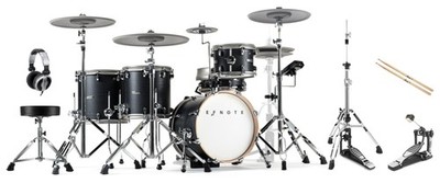Efnote 5X E-Drum Kit Set Schlagzeug Mesh Head Digital Sticks Drum Kopfhörer Mesh