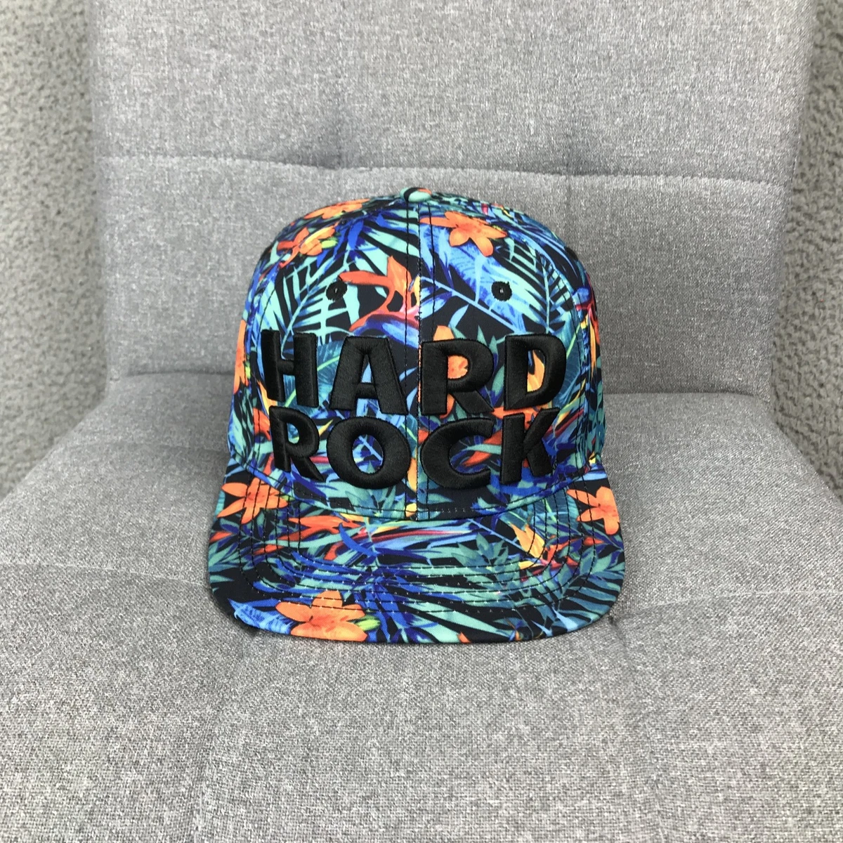 Hard Rock Hat Cap Snap Back One Size Multicolor Mens Tropical