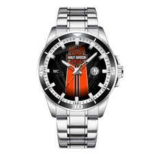 Orologio da polso in Acciaio per amanti Harley&Davidson Heritage Stripe Moto