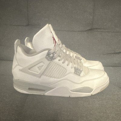 Jordan Air Jordan 4 Herren Sneaker Weiß Mid Top US 12 EU 46 CT8527-100
