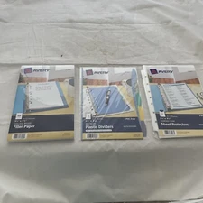 Avery Write-On  Plastic Dividers, #17180, 5-1/2” X 8-1/2”, Filler Paper & Protec