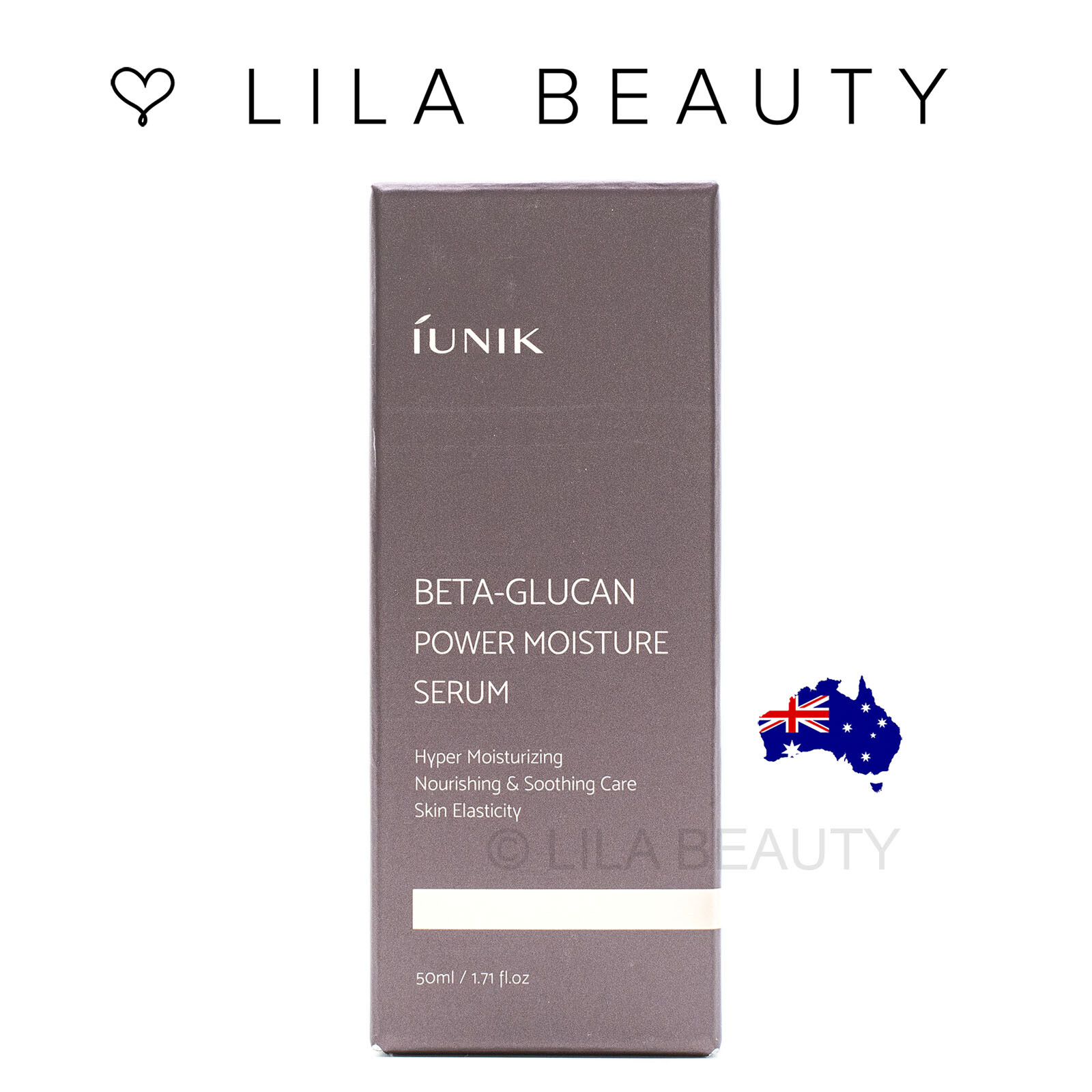 Sérum Apaisant IUNIK Beta-Glucan Power - 50 Ml - Soin Quotidien Visage - Neuf Sous Emballage