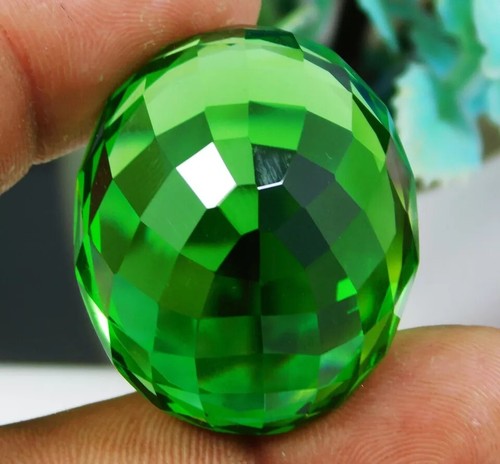 155,50 ct natürlicher grüner Peridot ovaler Schliff loser Edelstein zertifiziert - Bild 4 von 6