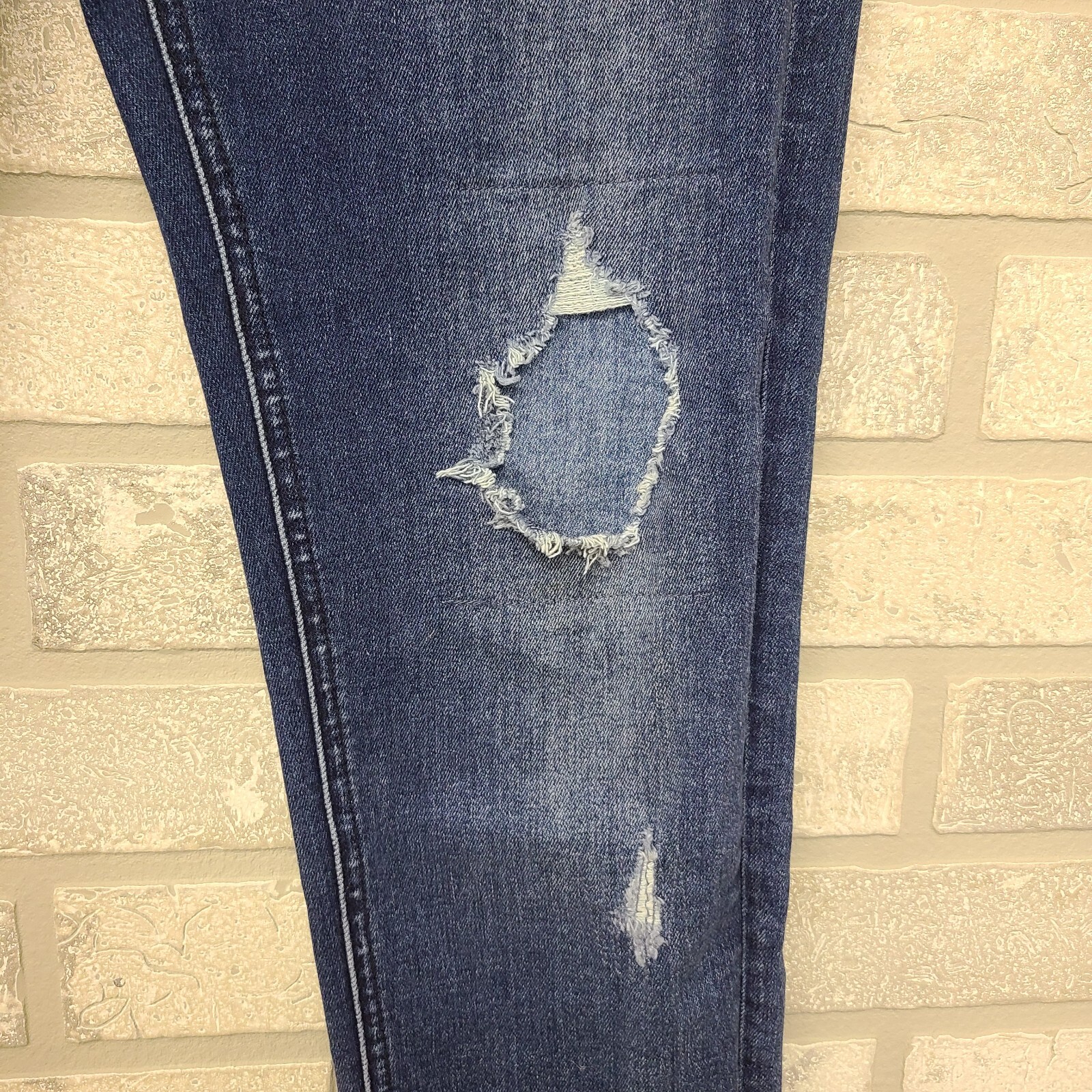 Dear John Distressed Patchwork Comfort Skinny Jea… - image 3