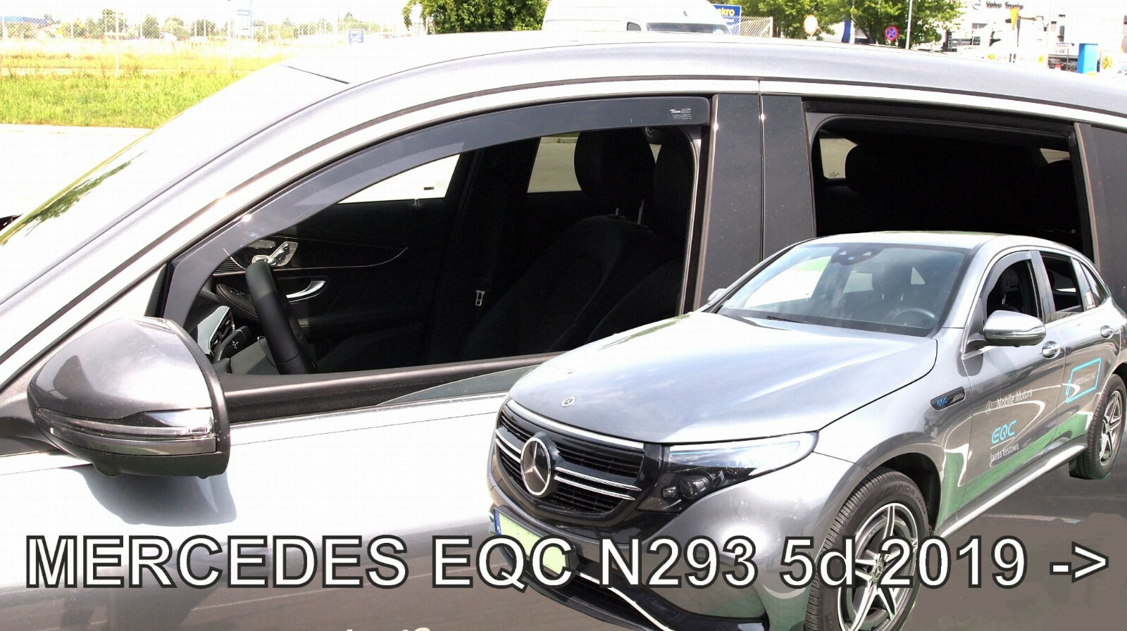 Déflecteurs d'air Mercedes EQC N293 pour voyager sans climatisation en été