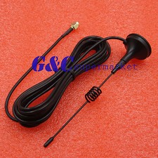 2PCS 5dbi 433MHz Antenna SMA Male Plug GSM 9.84ft Cable 3M Magnetic Ham radio