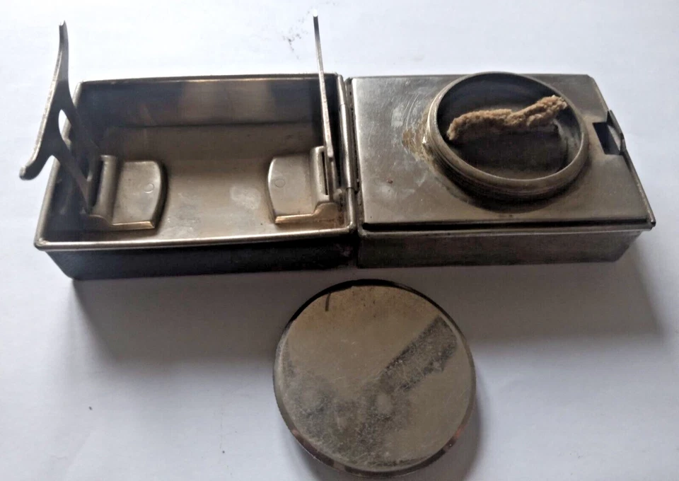 Ancien réchaud à alcool chauffe fers , ou lampe - Photo 3/4