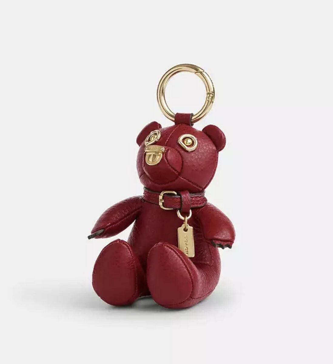 Coach Outlet Bear Bag Charm Lether Dark Ruby CP369 IMXEP | eBay Coach Outlet Bear Bag Charm Lether Dark Ruby CP369 IMXEP | eBay