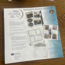 Creative Memories 12x12 White Scrapbook Pages Refill RCM-12S Old Style 1999