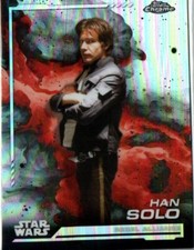 2024 Topps Chrome Star Wars Refractor Han Solo