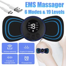 Portable Mini Massager Neck Back Full Body Muscle Stimulator Pain Relief Device