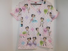 Betty Boop Scrub Top size Small