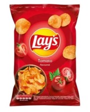 Lays Tomato Flavoured Crisps 130g (Pack of 3)