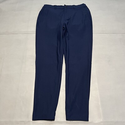 Cuts Clothing AO Chino Taper Pant Men Navy Slacks Performance L1085-MED-8782
