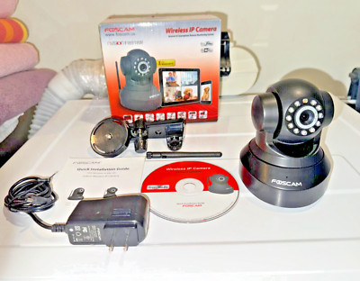 Foscam NVision FI8918W & FI8910 Wireless IP Smartphone Security Cameras pair