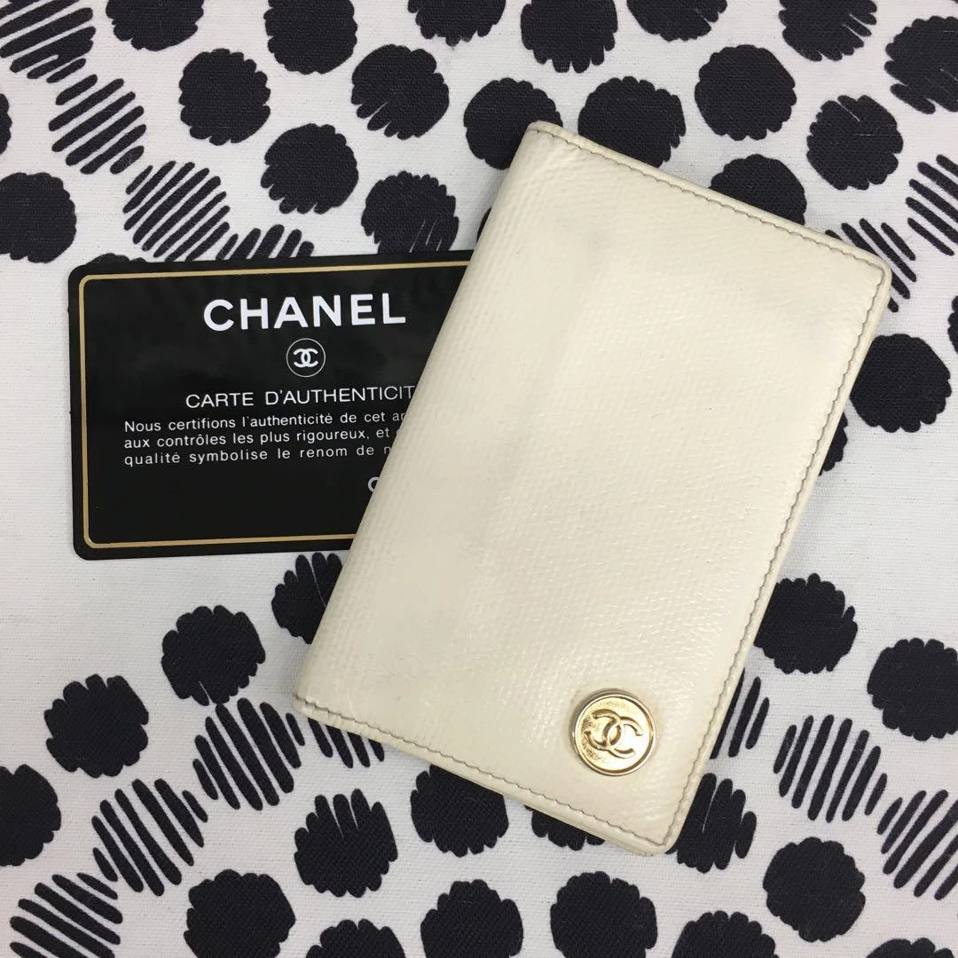chanel business card case