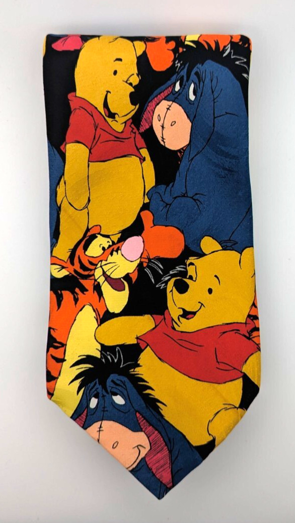 Disney Winnie The Pooh Tigger & Eeyore Necktie by Exquisite Apparel