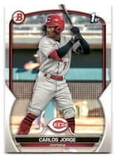 Carlos Jorge 2023 Bowman Baseball #BP-120 Cincinnati Reds Prospects