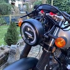 Motorcycle Led Headlight Highlo Drl For Honda Yamaha Kawasaki Cafe Racer Bobber Motorcycle Led Headlight Highlo Drl For Honda Yamaha Kawasaki Cafe Racer Bobber