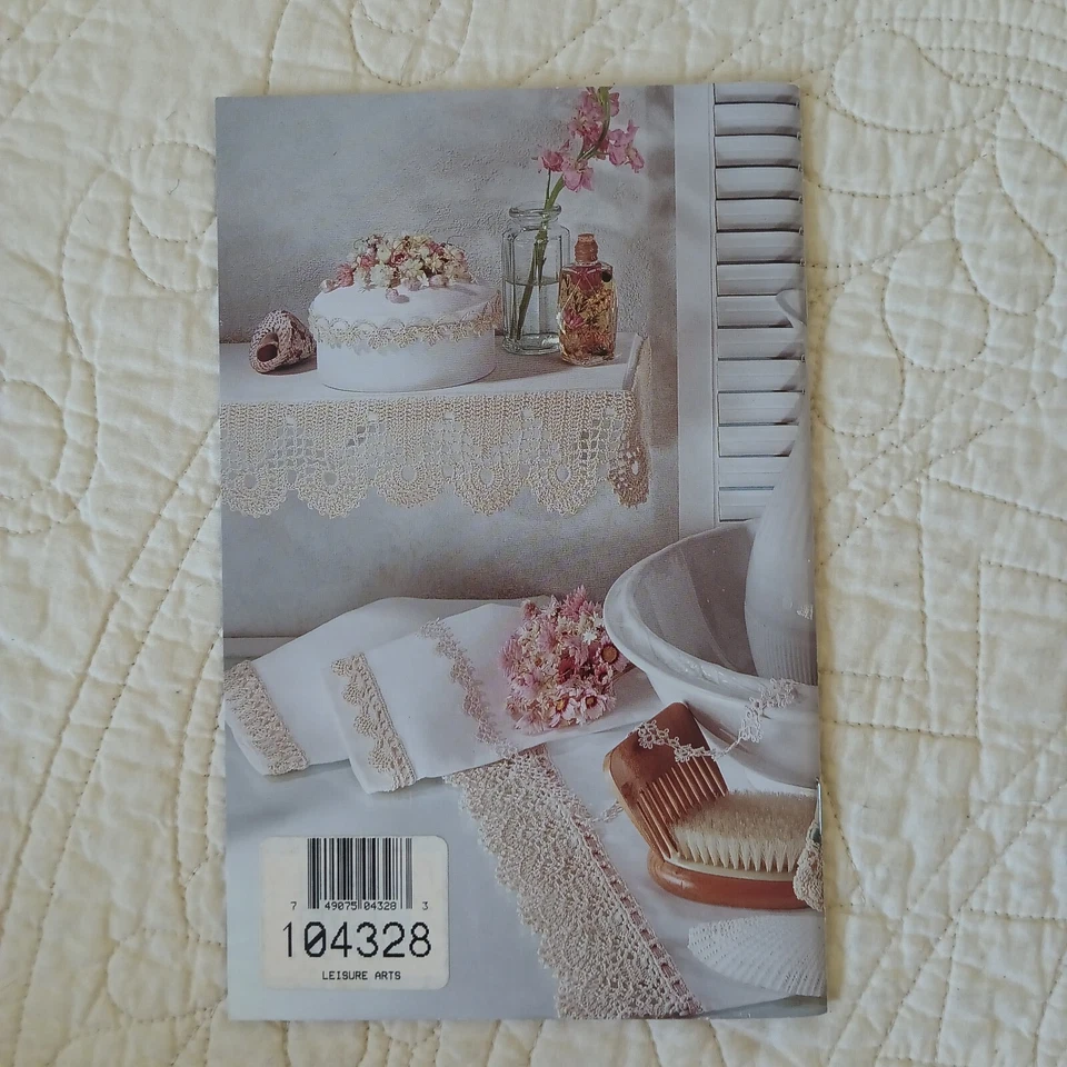 42 Edgings to Knit Crochet & Tat Coats & Clarks Instruction Book  1405 Vtg 1994 - Image 4 of 4