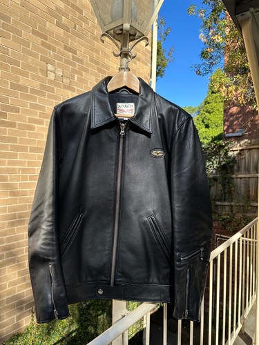 Lewis Leathers Corsair 60T - Black Cowhide - Size 40 (Tight Fit)