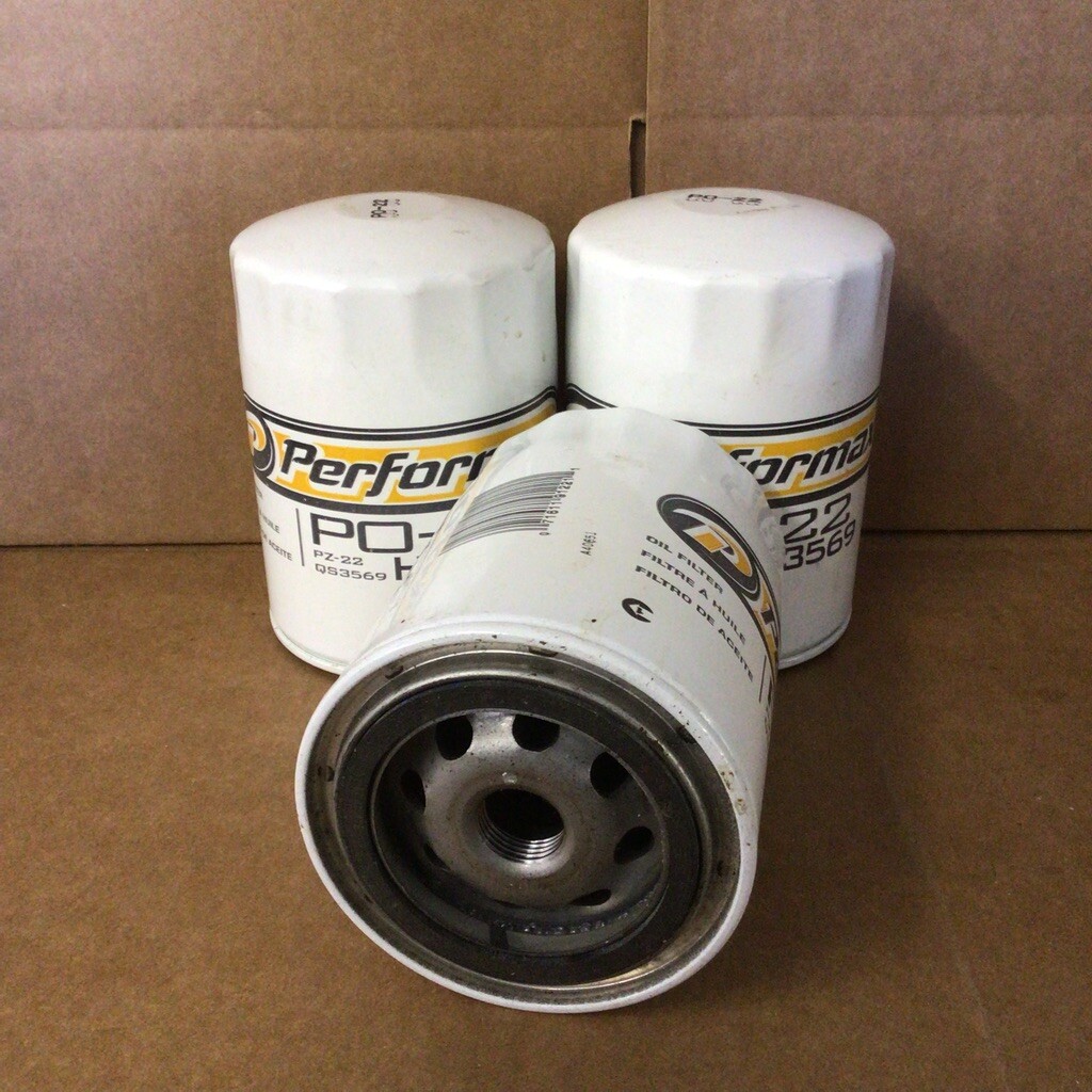 PERFORMAX OIL FILTER PO-22 PZ-22 HL3569 QS3569 LOT OF 3