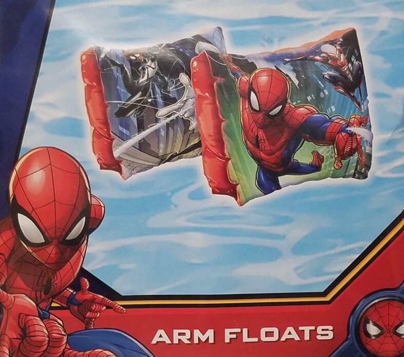 What Kids Want! Marvel Spider-Man 5.8in Kids  2Pc. Inflatable Arm Floats (3+)NEW