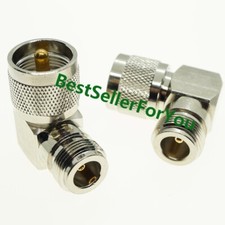 1Pcs N Female to UHF PL259 Male PL-259 90 Degree Right Angle Adapter Connector