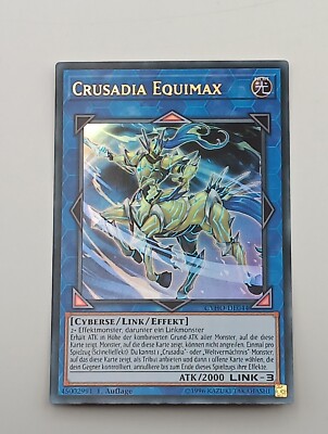 Yu-Gi-Oh Einzelkarte Crusadia Equimax bespielt