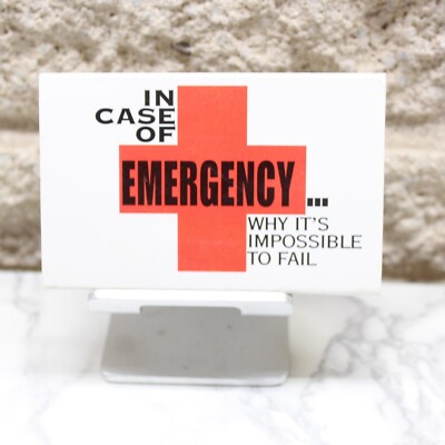 In Case of Emergency Why It's Impossible To Fail Cassette Tape