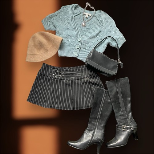 👢🍸 Sombrero cubo piel de conejo angora bronceado vintage y2k - Imagen 7 de 7