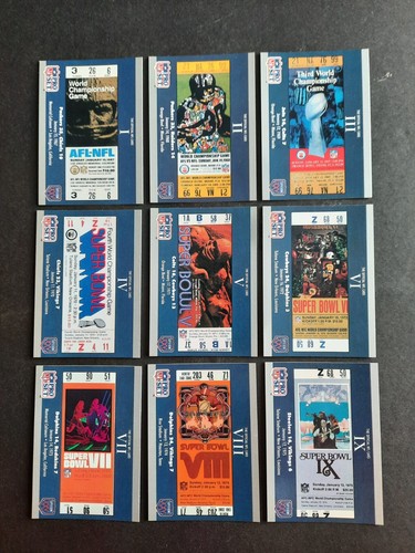 1990-91 Pro Set Super Bowl Supermen Football Cards. You U Pick From List #1-151 - Picture 2 of 142