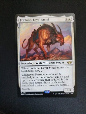 Fortune, Loyal Steed (012) Outlaws of Thunder Junction OTJ MTG Magic