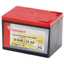 Trockenbatterie 9 V/55 Ah, 16,5 cm x 11,2 cm x 11,3 cm, NEU