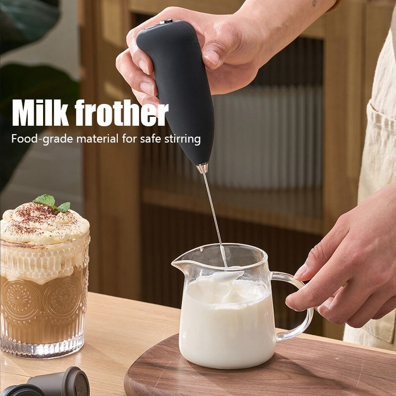 Milk Frother Handheld Mixer Electric Coffee Foamer Egg Beater Stirre Cappuccino