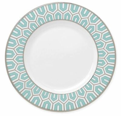 BRIAN GLUCKSTEIN for LENOX   CLARA AQUA  Salad Plate  8'' new with tags