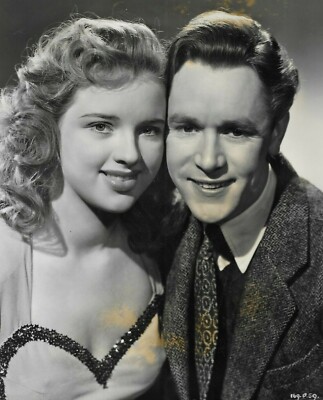 Vintage Movie Press Photo Beautiful Young Diana Dors Peter Hammond Wedding Bells