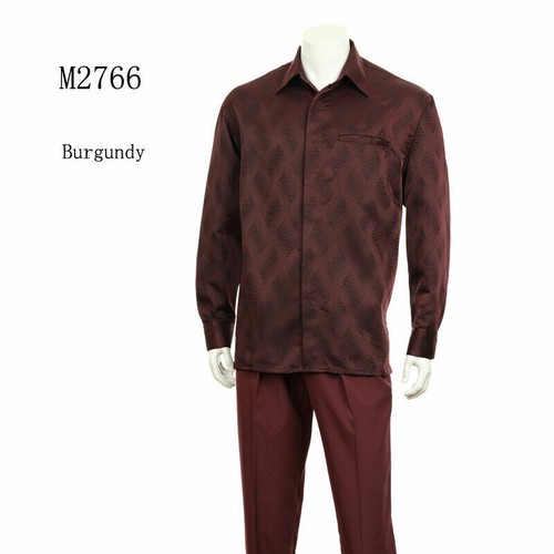 New Men's 100% Polyester Two Pieces Walking suit Design By Fortino Landi M2766 - Picture 12 of 12