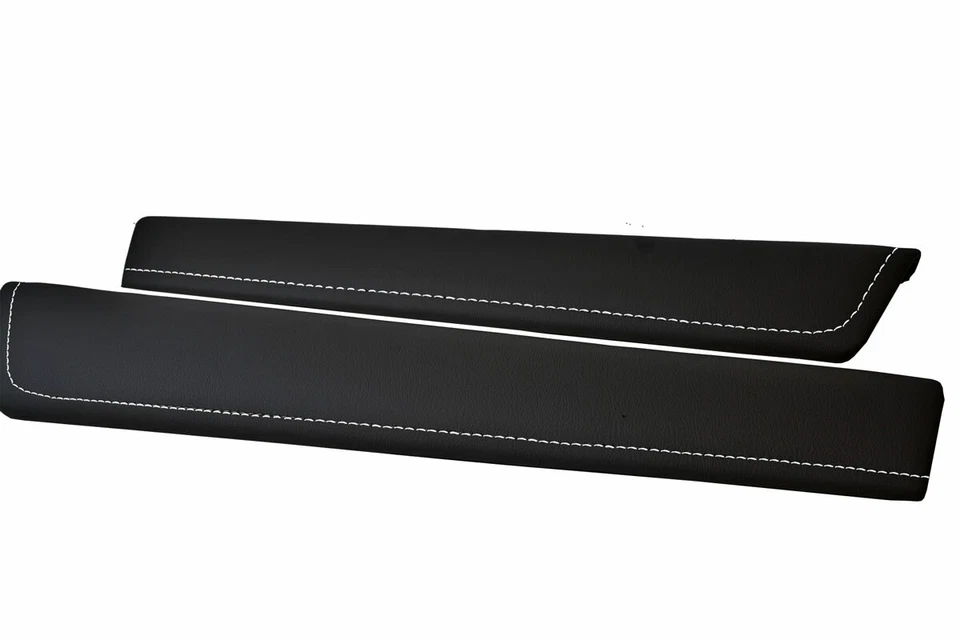 Door Panel Upper Trim Cover for Subaru BRZ Scion GRS Toyota 13-20 White Stitch - Image 3 of 4