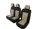 Seat Covers Designed to fit MERCEDES VITO CARGO VAN 2004-2015 BEIGE ECOLEATHER