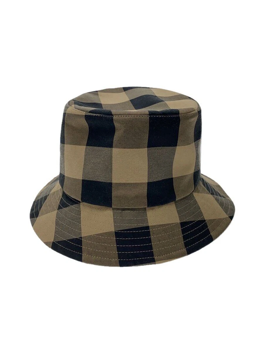 Chapeau Christian Dior polyester beige à carreaux femme occasion